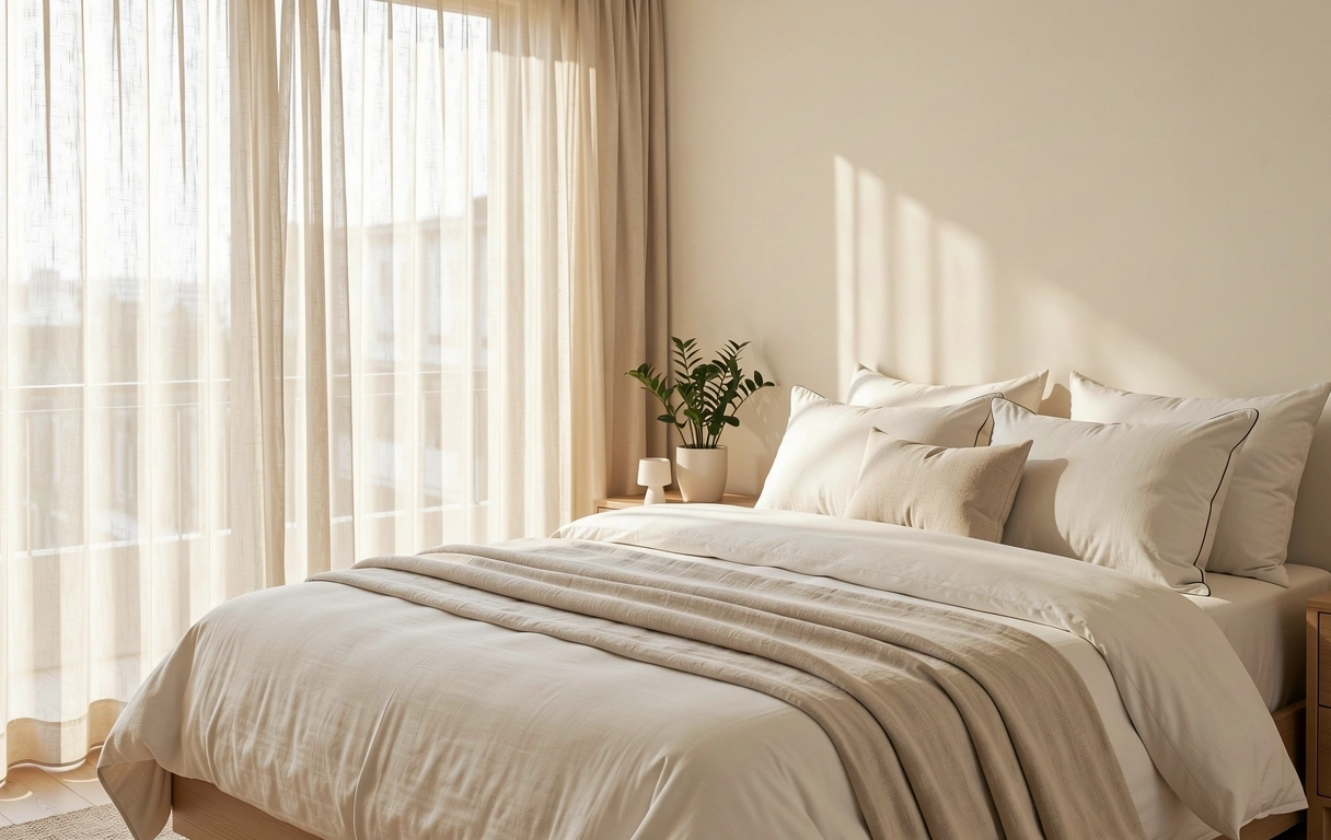 Ambiente de descanso sereno